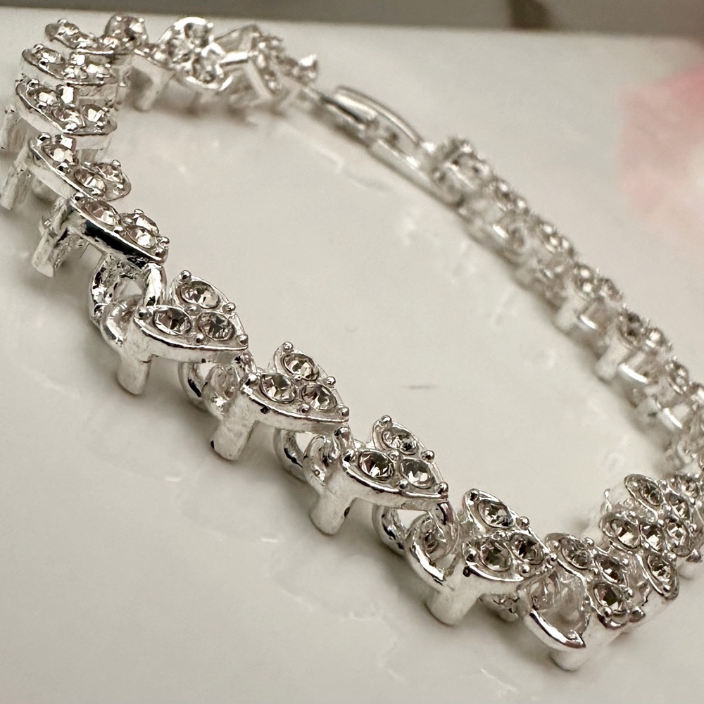 Silver plated anklet, or bracelet new tags!! - Picture 1 of 6